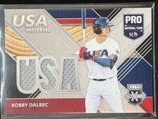 2020 Panini Elite Extra Edition #USAM-BD Bobby Dalbec USA Material Red Sox