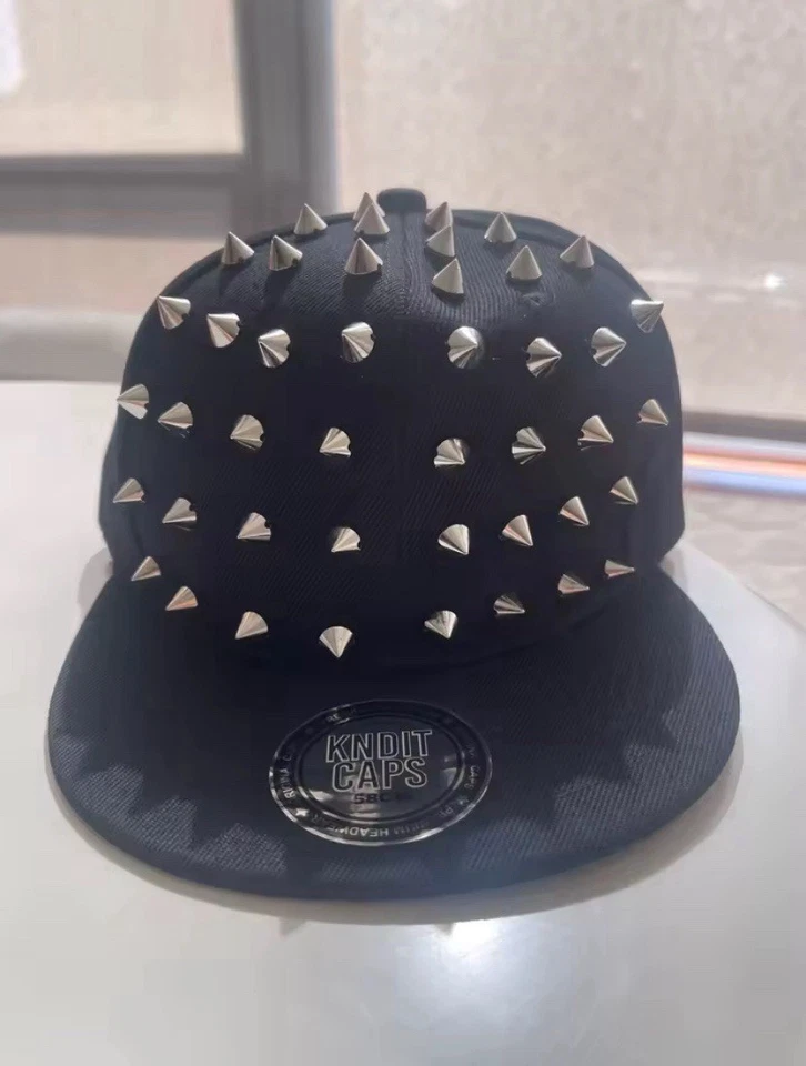 Gorra estilo patinador moda emo gótica de la década de 2000 Y2K ropa de calle sombrero puntiagudo grunge unisex Foto 2 de 3