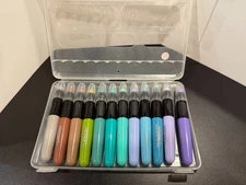 Kingart Artist Mixed Media Gel Sticks, Smooth Blend, Comfort Grip - Set of 12