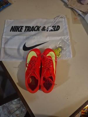 Nike Zoom Rival Sprint Track And Field Cleats With Nike Bag Size 5.5