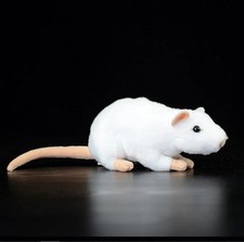 17cm white Mouse Plush Toy Stuffed Animal Soft Rat Doll Gift new