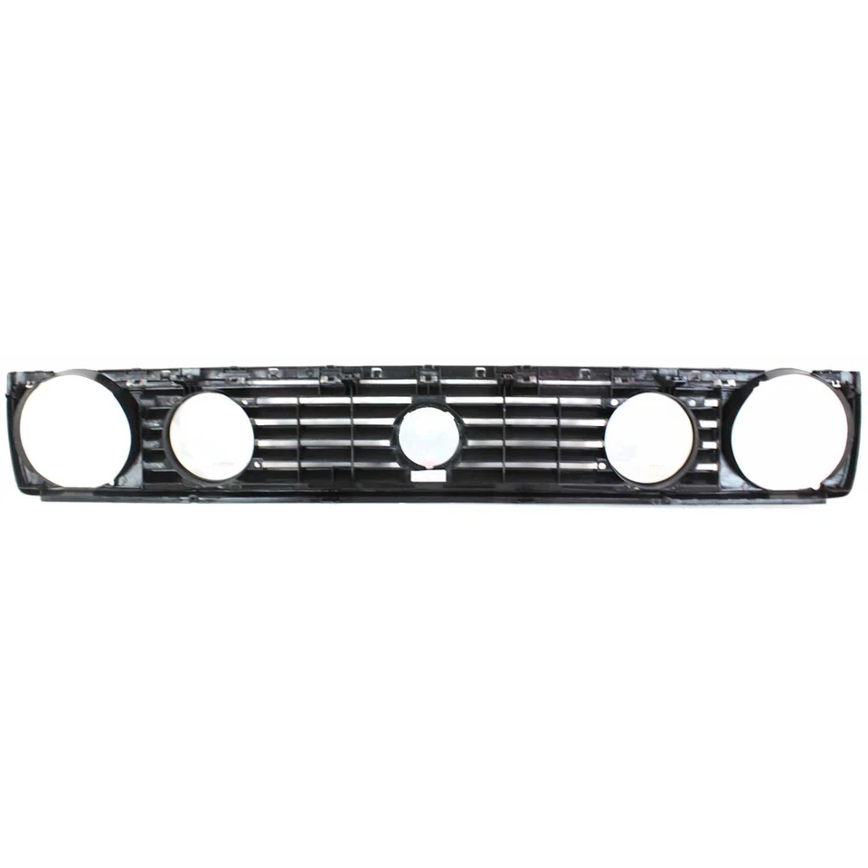Grille For 90-92 Volkswagen Golf Black Plastic - Image 4 of 4