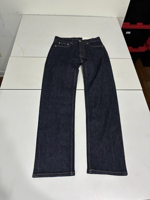 Calvin Klein Jeans 29x30 Dark Wash Standard Straight Stretch Denim Retro Western