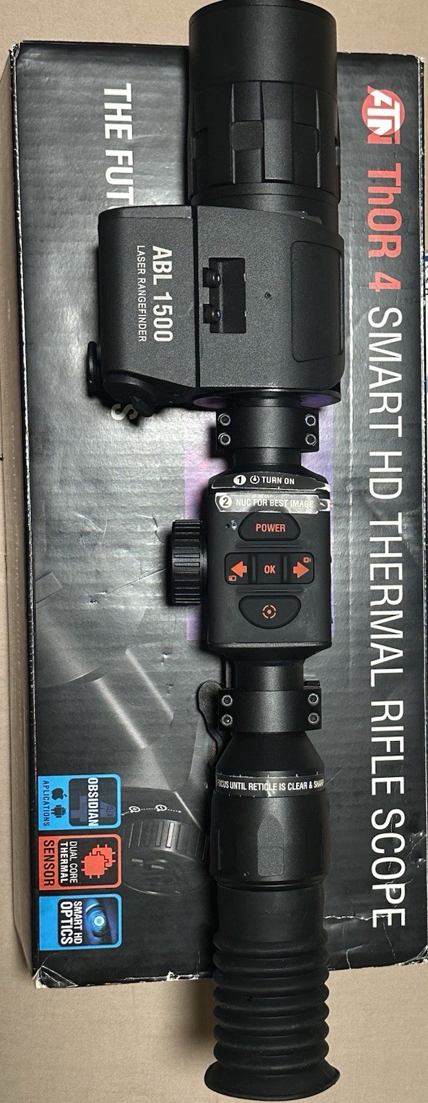ATN THOR 4 640 4-40X Scope &ndash; Dual Core, Video & WiFi &ndash; (