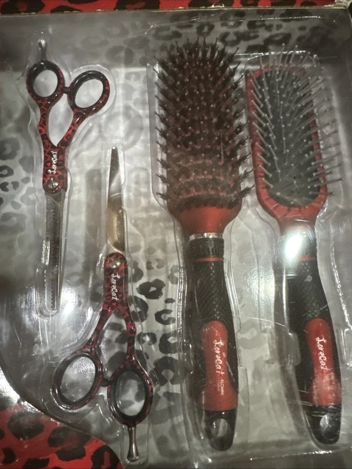 Fromm Lovecat cizalla y diluyente 5 1/4 hoja convexa mango grúa 30 dientes diluyente Foto 4 de 4