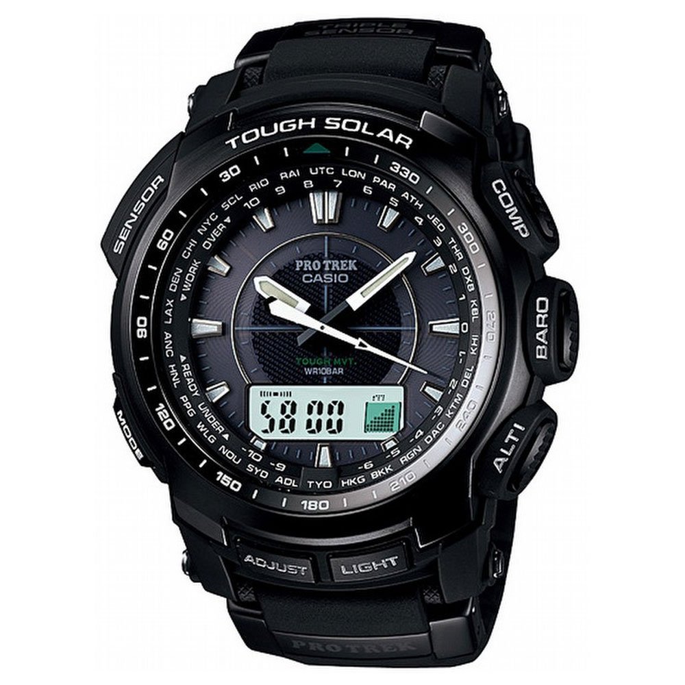 Casio Pro Trek PRW-2000A PRW-5000 PRG-500 PRG-200A black resin rubber watch band
