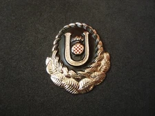 NDH, Ustasa badge, WWII, military, army, Croatia