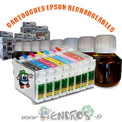 Cartouches rechargeables Epson T0540 à T0549 pour donner vie à vos photos d'atelier