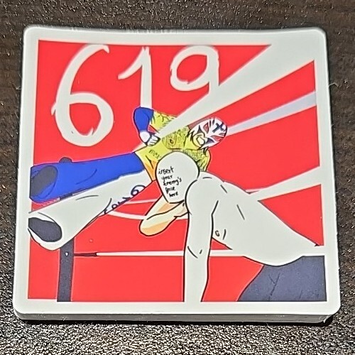 Vintage Wrestling Aufkleber Rey Mysterio 619 WWE AEW - Bild 1 von 1