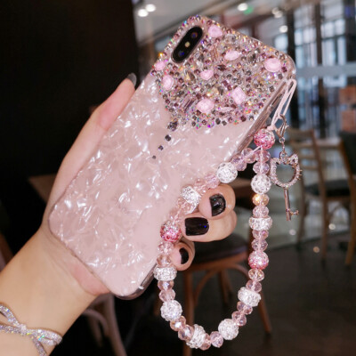 Für iPhone 15 Pro Max 14 Plus Hülle Bling Sparkle Glitzer Strass Rückseite Cover