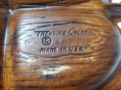 Vintage 1960’s Treasure Craft #396 Keramik Blatt Snack Tablett Servierplatte Schale - Bild 7 von 8