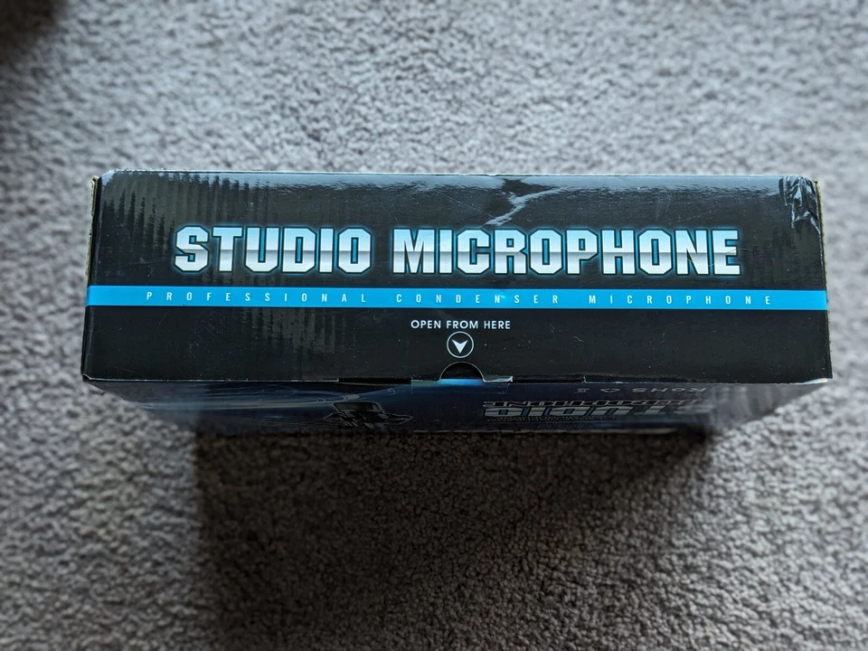 Excelvan Studio Professional Large Diaphragm Recording Condenser Microphone Blue - Image 4 of 4
