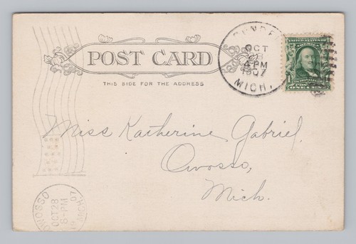 Cartolina UDB Madison Street da St. Clair Street a Toledo Ohio ~ 1907 - Foto 2 di 2