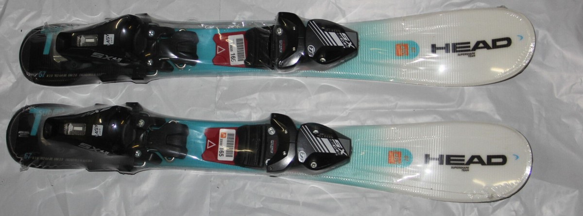 NEW HEAD 67cm kids skis supershape team + adjustable SX 4.5 GW
