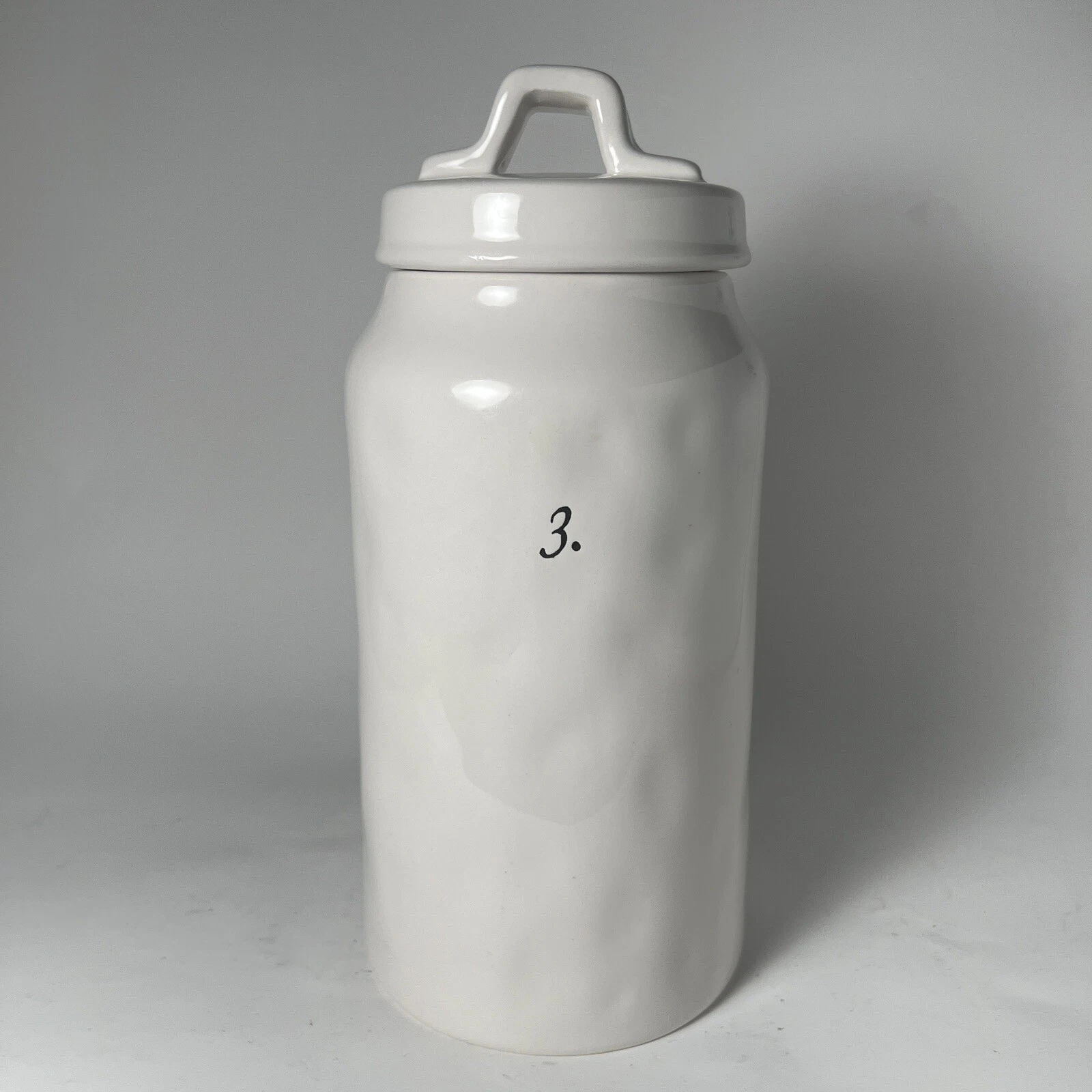 Rae Dunn Number 3 Canister