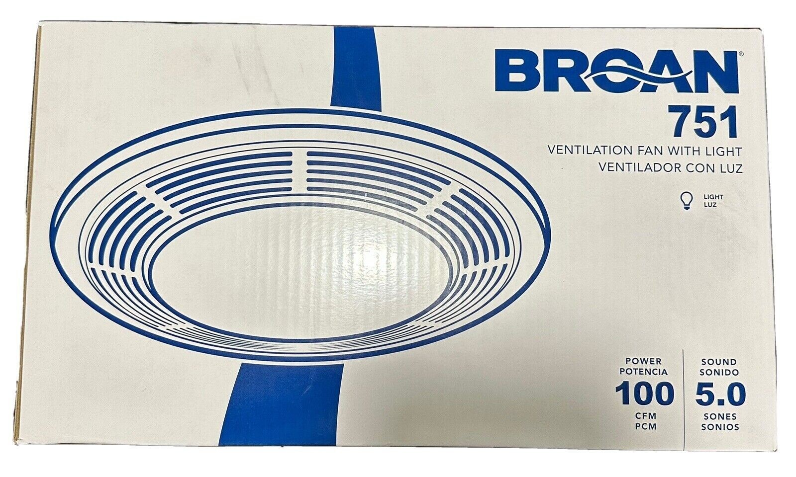 Broan Nutone 751 Bathroom Exhaust Fan Light 100cfm – St. John's Institute  (Hua Ming)