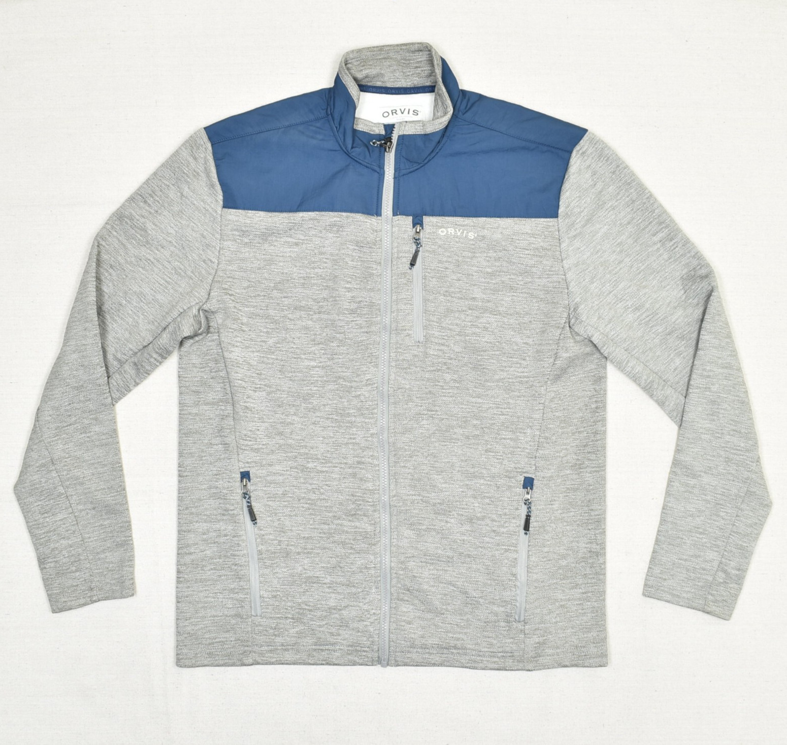 Orvis Men's Full Zip Basic Jacket Pockets Polyest… - image 1