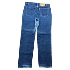 Vintage Levis Jean Men 34x31 Blue Denim Orange Tab 509 70s USA Grunge Distressed