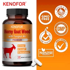 Men's Support Supplement - Boosts Endurance, Horny Goat Weed 7,000 Mg