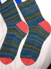 Hand knit socks