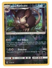 alolan raticate pokemon card value Alolan Raticate GX - 85/168 - Ultra Rare Celestial Storm - Pokemon Card