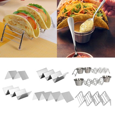 Taco Titulaire Plateau Stand pour Mexicain Crêpe Tortillas Cuisine Cuisine