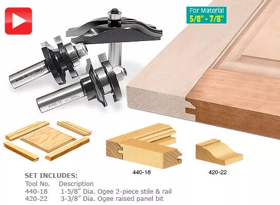 Ogee router 2024 bit set