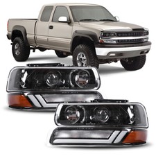Headlights For 2000-2006 Chevy Tahoe 2000-2006 Suburban 15002500 Led Headlamps