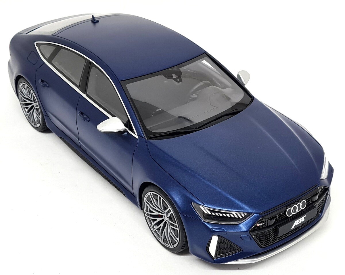 GTSpirit 1/18 - Audi RS7 ABT Sportline Matt Blue Metallic