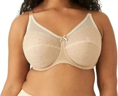 Neu Wacoal Retro Chic Bügel-BH mit voller Tasse beige Gr. UK 44FF