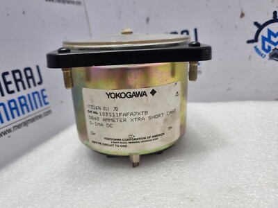 Yokogawa 103111FAFA7XTB Meter DB40 Ammeter XTRA Short Case