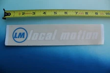 LOCAL MOTION Surfboards Hawaii Aloha Blue Vintage Surfing Sticker Window DECAL