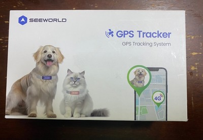 SEEWORLD P1 GPS Cat Dog Tracker Open Box
