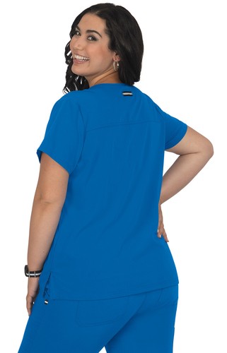 Nueva Blusa Médica Koi Next Gen Hustle and Heart para Mujer con 3 Bolsillos 1019 - Imagen 5 de 33