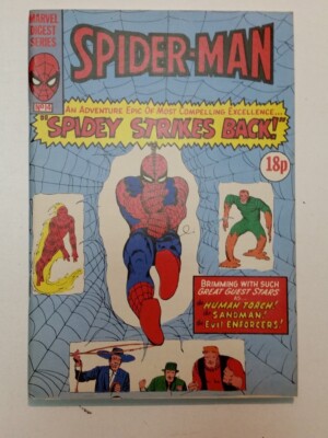 SPIDERMAN #14 MARVEL DIGEST SERIES HUMAN TORCH SANDMAN BRITISH COMIC POCKET BOOK