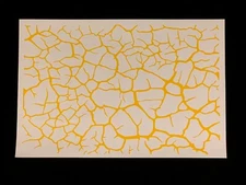 Cracked Earth 8" x 12" – High Heat Vinyl Stencil – Cerakote, Duracoat, etc