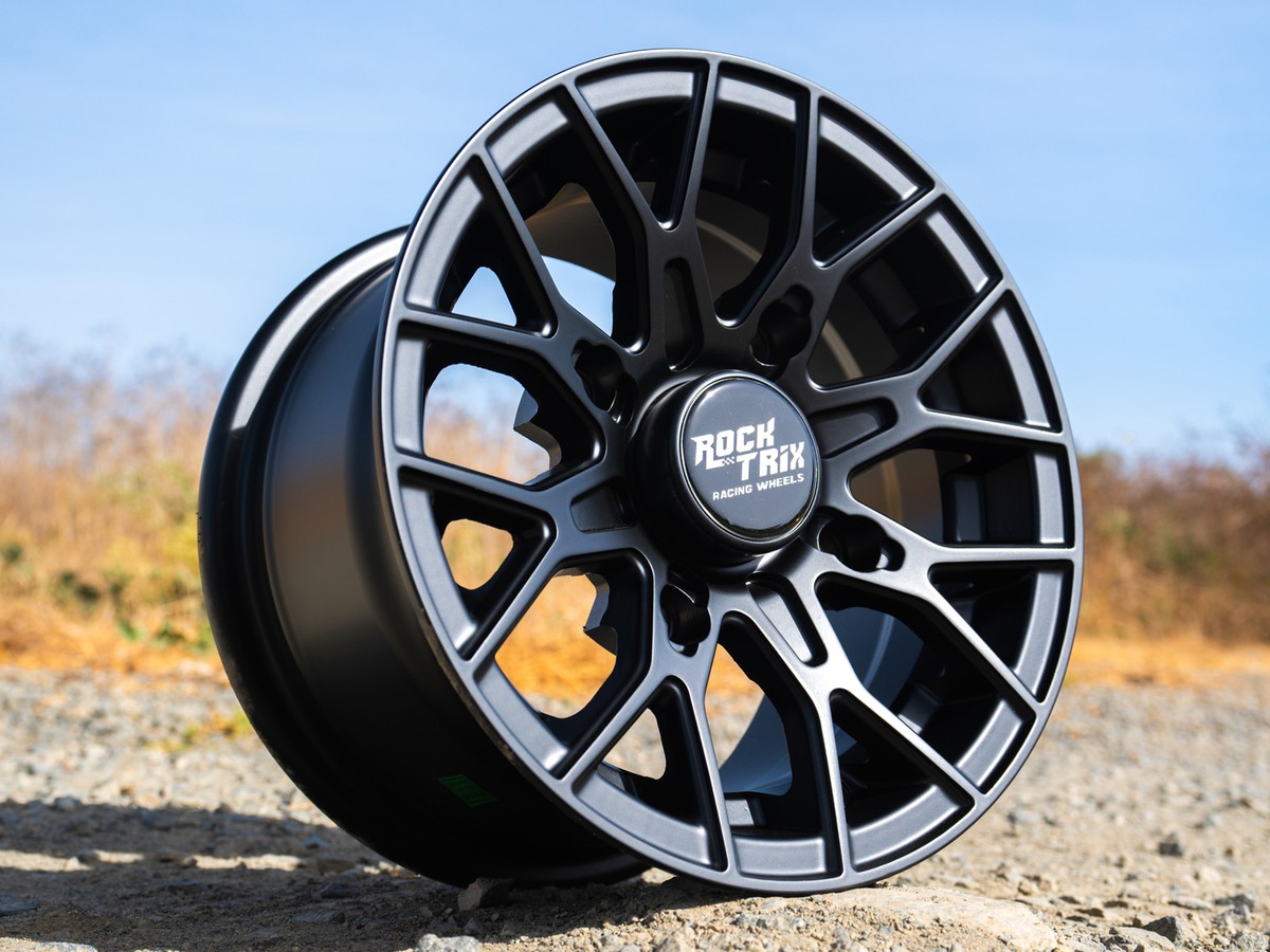 12 RockTrix RT103 ATV UTV Wheels Rims | 12x7 | 4x156 4/156 | 4+3 offset