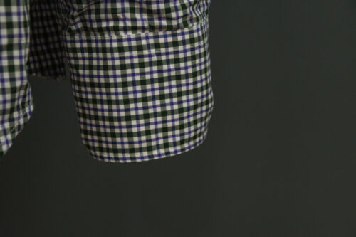 BRUNELLO CUCINELLI Slim Fit Multi Check Langarm Hemd mit Knopfleiste Größe XXL - Bild 3 von 18