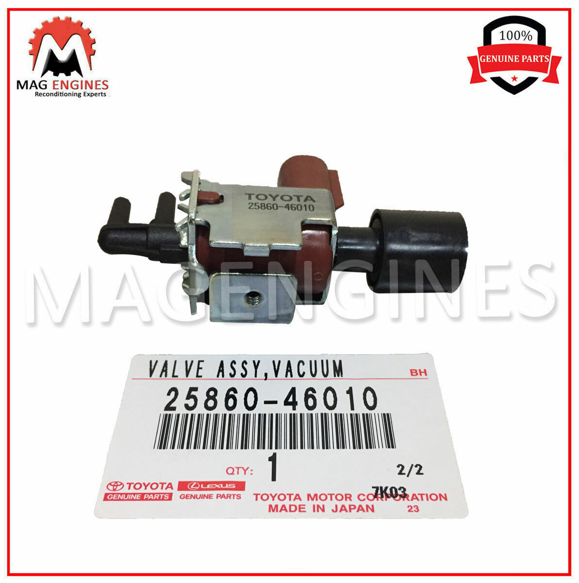 Factory Lexus Lx470 Toyota Vacuum Switching Valve ASSY No 2