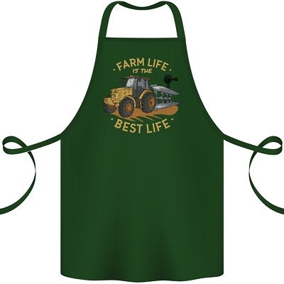 Farming Farm Life is the Best Life Bauer Baumwollschürze 100% Bio
