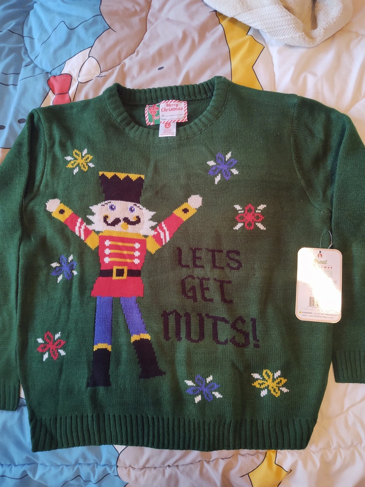 Ugly Christmas sweater Nutcracker Christmas sweater size large unisex