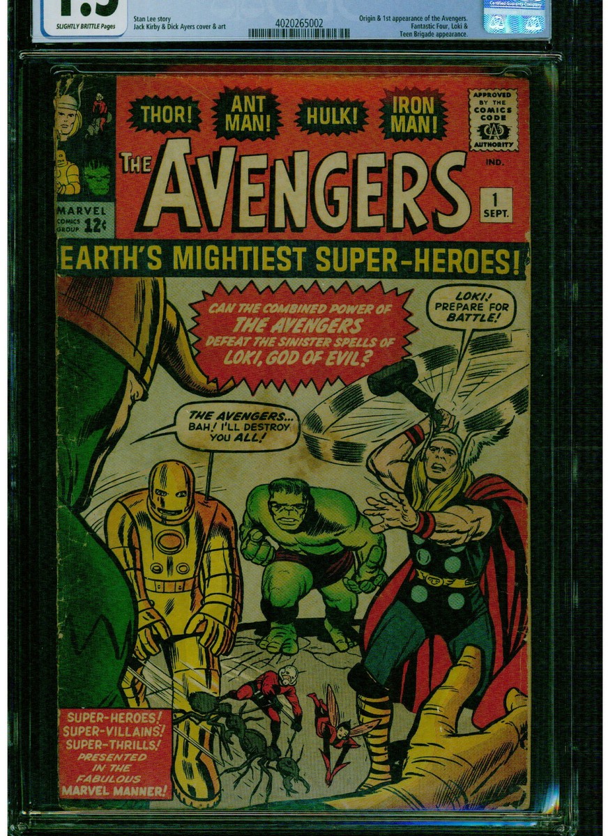 アベンジャーズ Avengers #1 レア表紙 アベンジャーズ Avengers #1 レア表紙 AVENGERS #1 CGC 3.5