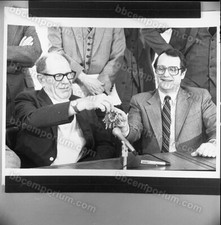 Bill Veeck Jerry Reinsdorf Medium Frame Negative - Jim Rowe Archive R527