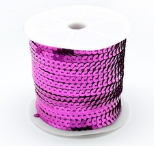 FLAT STRUNG SEQUINS SELECTION OF COLOURS AND LENGTHS TO CHOOSE FROM