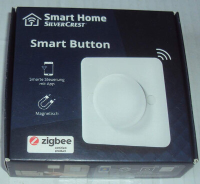 2x Smart Button mit magnetischer Wandhalterung Zigbee Smart Home Licht