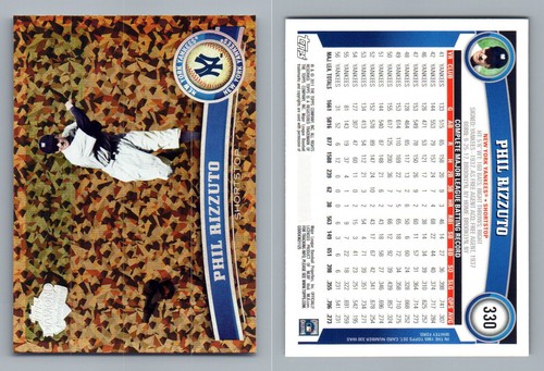 2011 TOPPS SERIES 1 SP LEGENDS COGNAC DIAMOND 330 PHIL RIZZUTO YANKEES - Picture 2 of 2