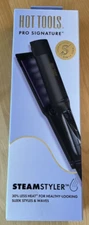 NEW HOT TOOLS PRO SIGNATURE HAIR STEAM STYLER 1" STRAIGHTENER