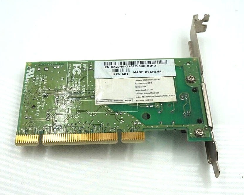Dell Intel 56k PCI Internal Modem KB581604/02 0X2749 D-11561#/11A - Image 4 of 4