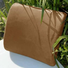 Premium Lumbar Cushion Back Support Travel Pillow Memory Foam Car Seat Chair Pad