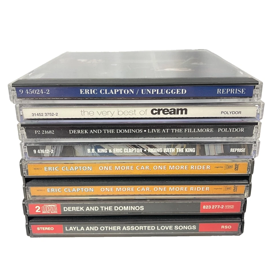 Eric Clapton Cream Derek Dominos лот из 6 компакт-дисков хиты Live Fillmore Layla BB Unplugged - Изображение 4 из 4